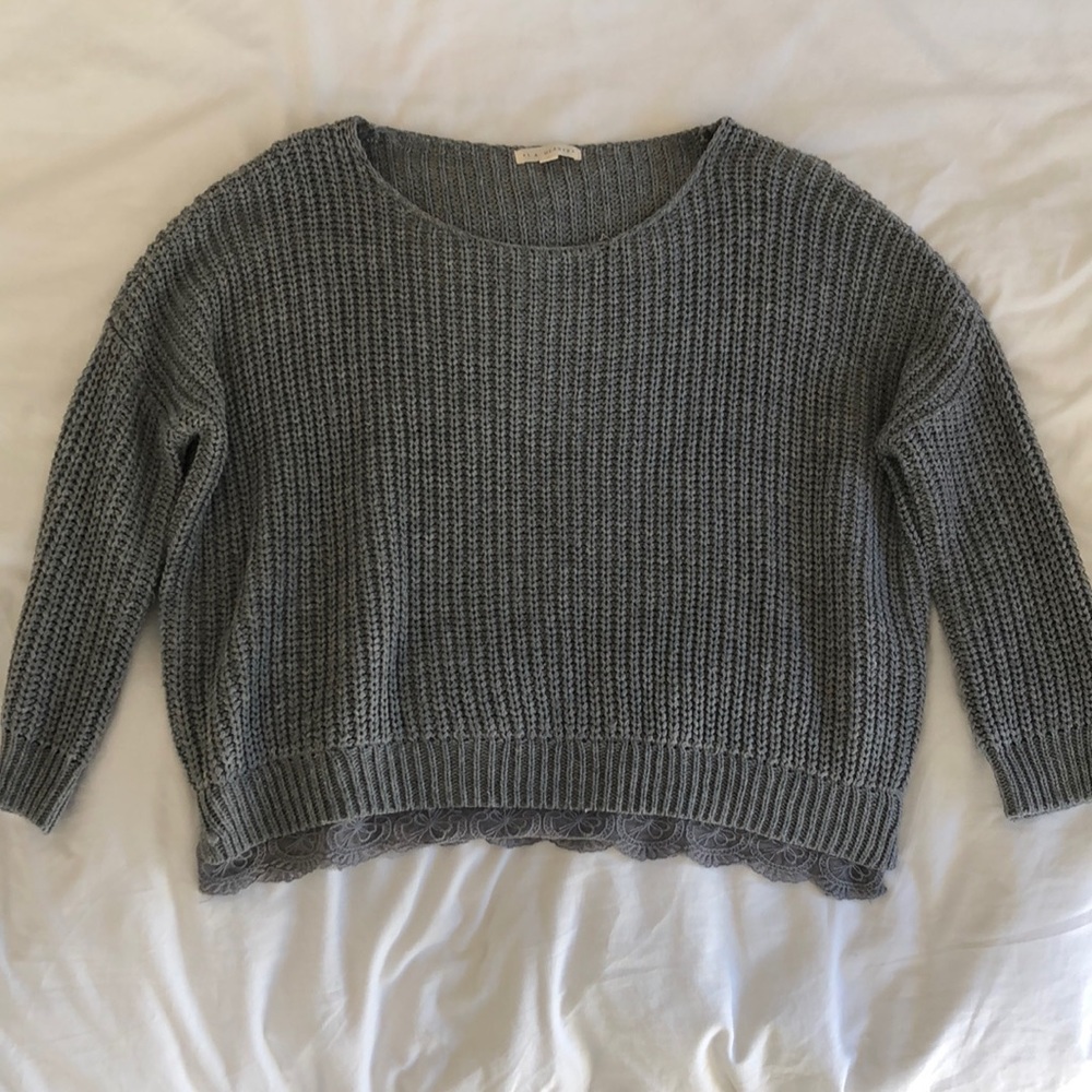 Grey and Maroon Sweaters